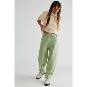 Free People x Scotch & Soda The Tide Overdye Balloon Leg Jeans Sz 30